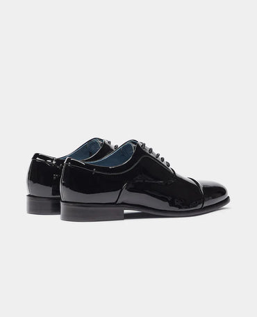 Leather Prato Shoe (Black)