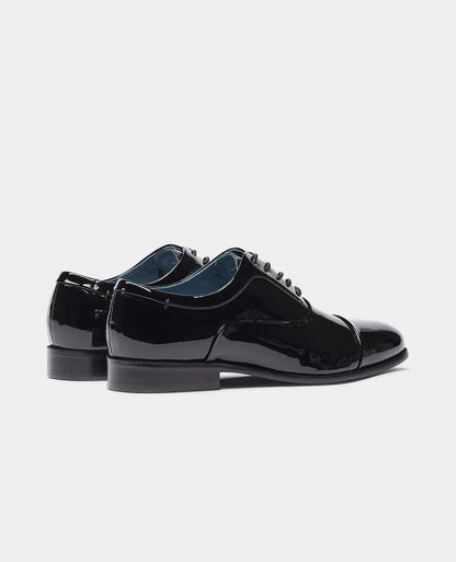 Leather Prato Shoe (Black)
