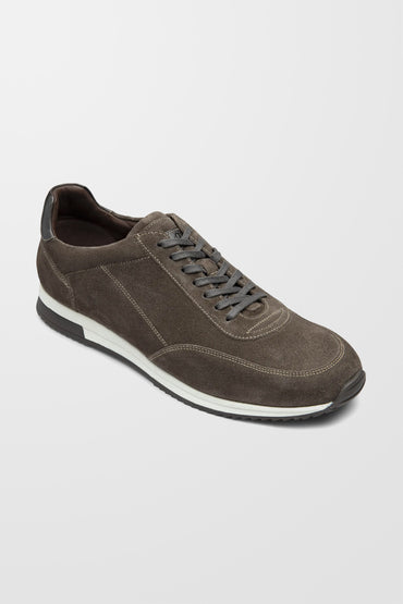 Bannister Suede Trainers (in Anthracite)