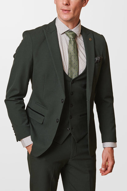 Bromley Olive Check Blazer