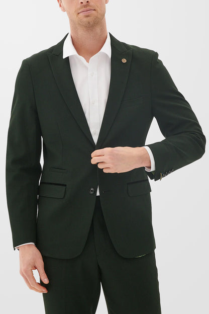 Bromley Olive Check Blazer