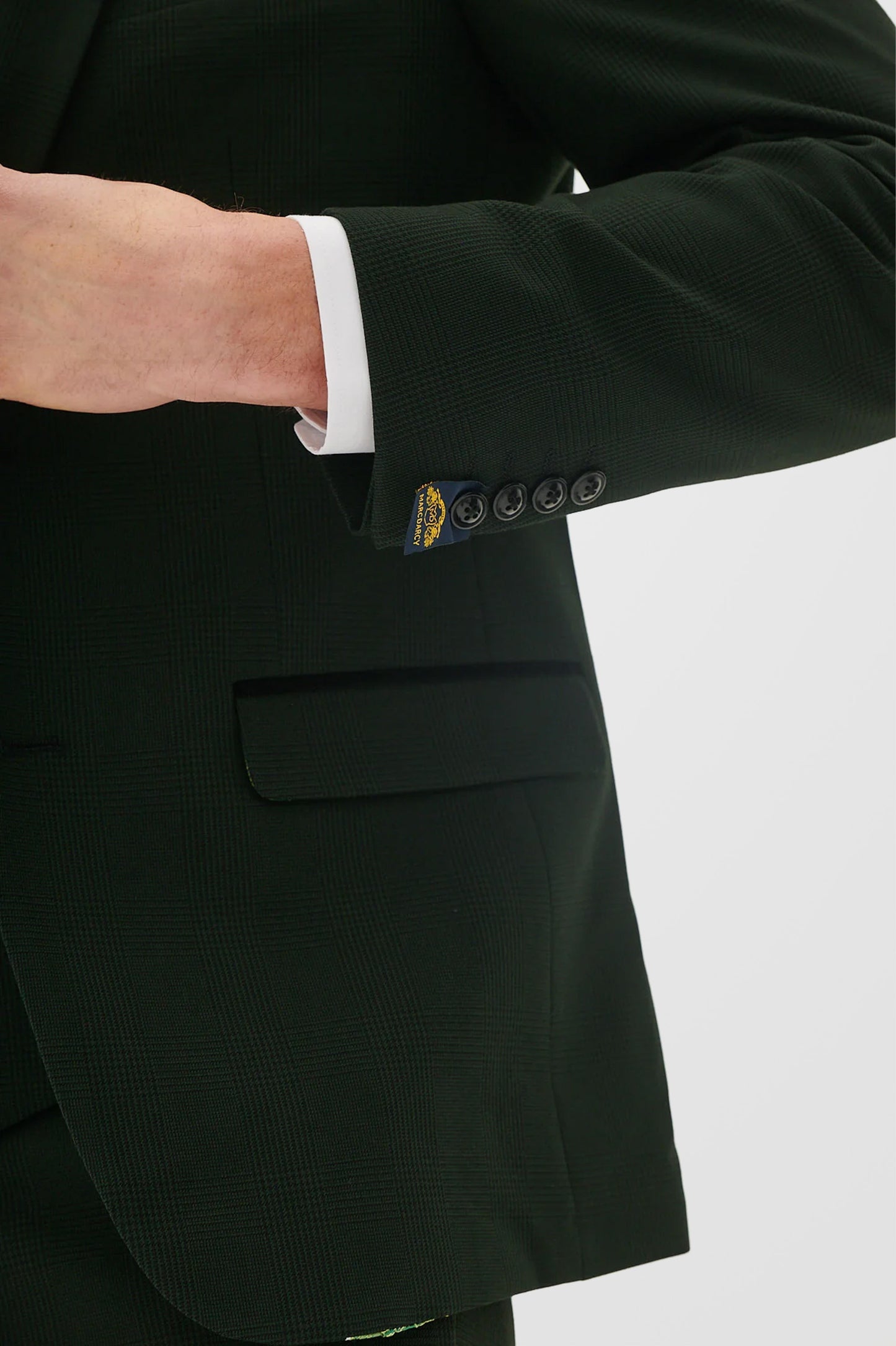 Bromley Olive Check Blazer