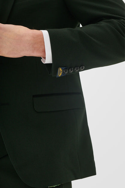Bromley Olive Check Blazer
