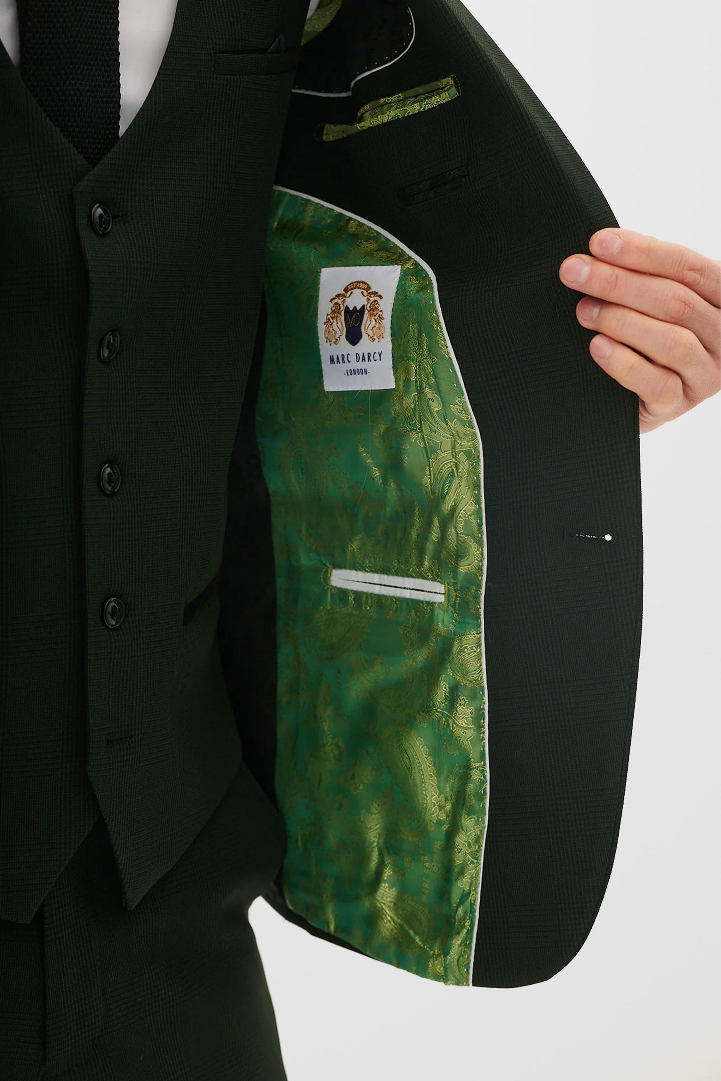 Bromley Olive Check Blazer