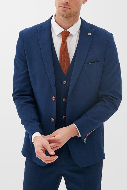 Max Royal Diamond Textured 3pc Suit