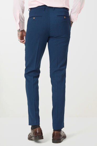 Max Royal Diamond Textured Trousers