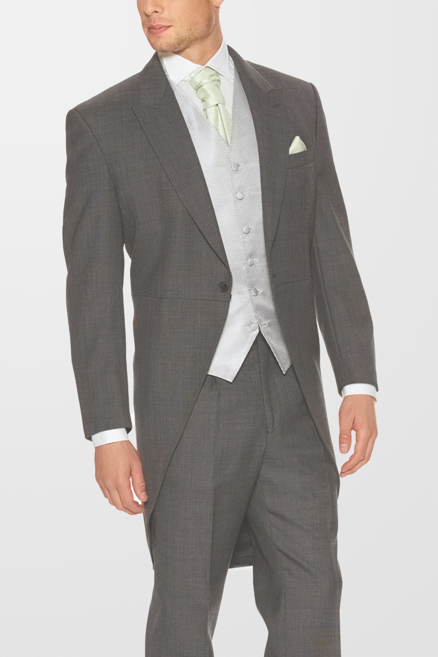 Mid Grey Classic Tailcoat Hire