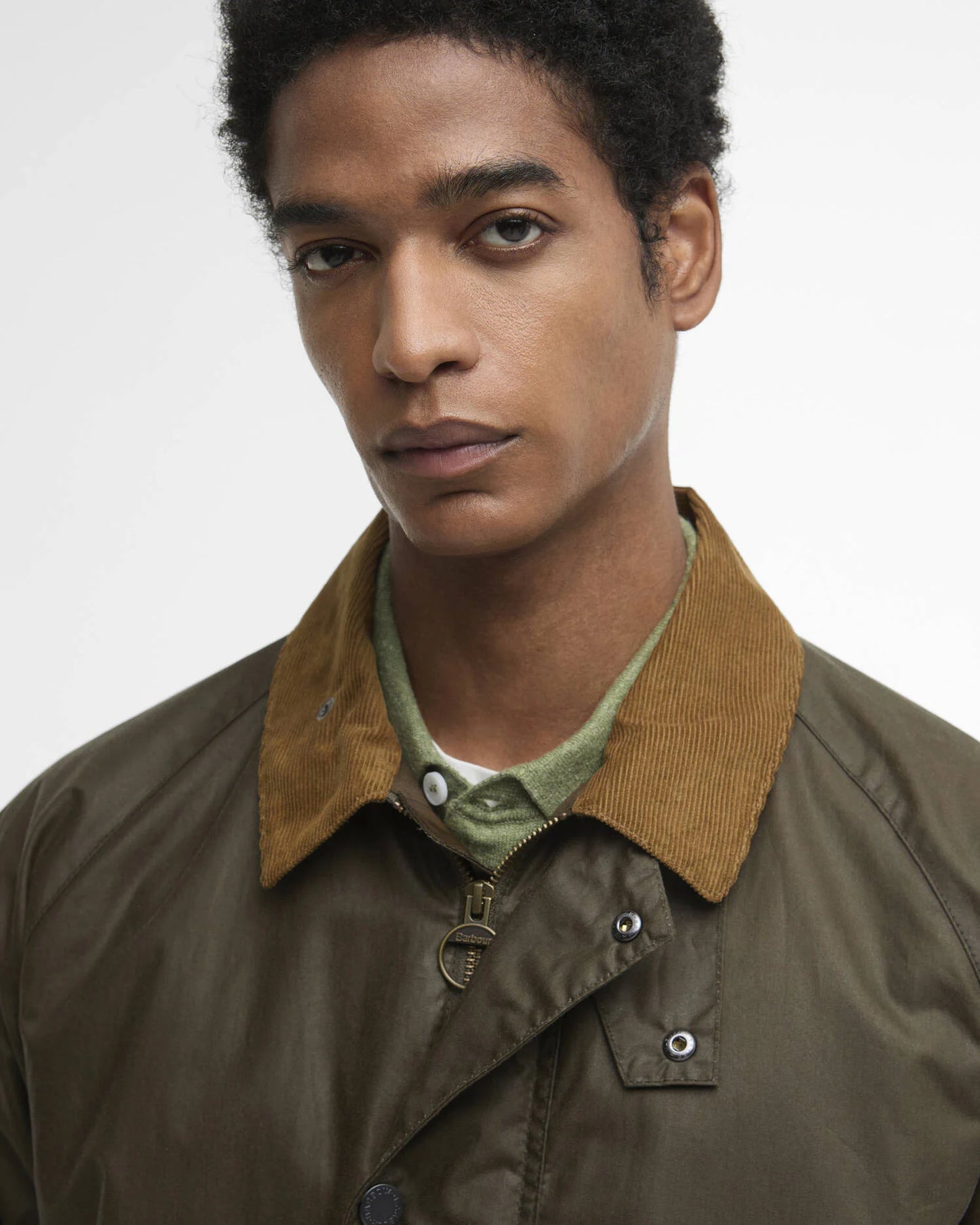 Modern Bedale Wax Jacket (In Beech)