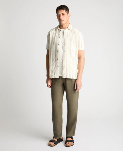 Paolo Tapered Fit Cotton Short Sleeve Shirt