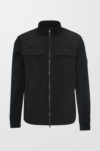 Ethan Quilted Sweatshirt (In Black)