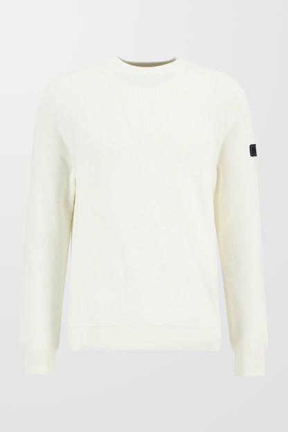 Monmouth Crew NecK Jumper (In Whisper White)