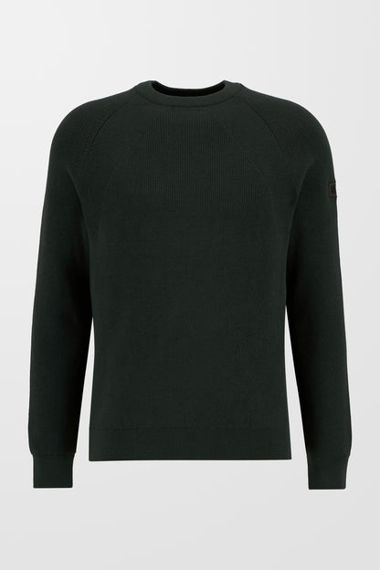 Monmouth Crew Neck Jumper (Forest Venue)