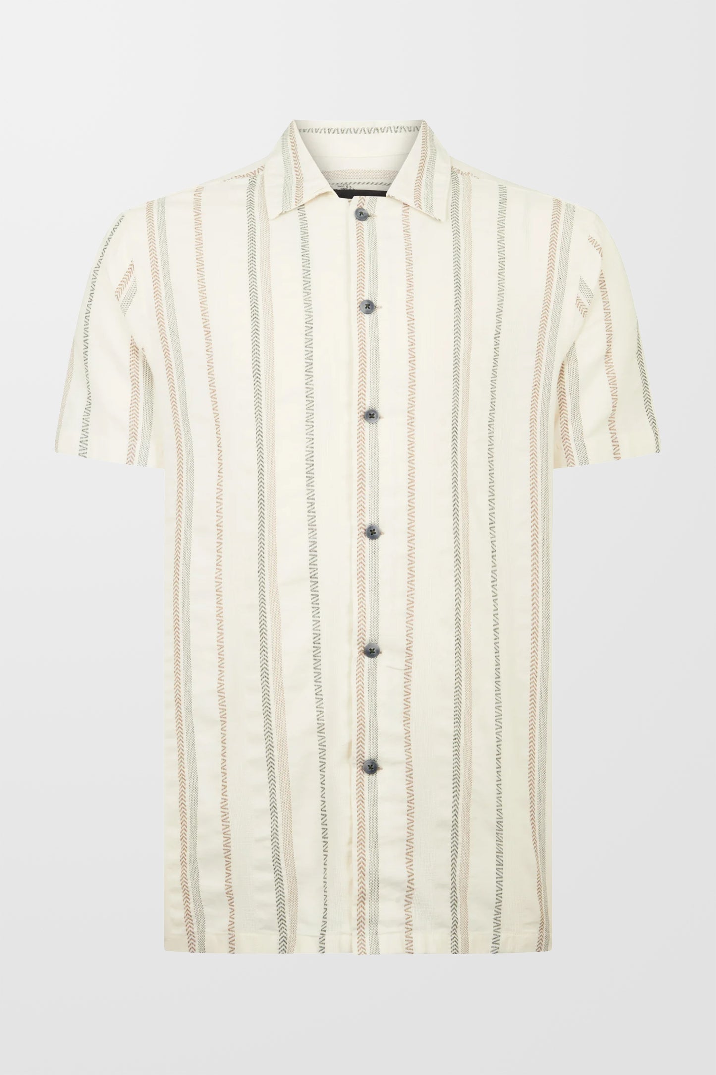 Paolo Tapered Fit Cotton Short Sleeve Shirt