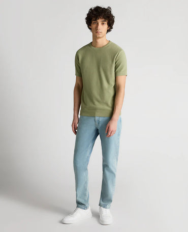 Slim Fit Waffle Knitted Tee