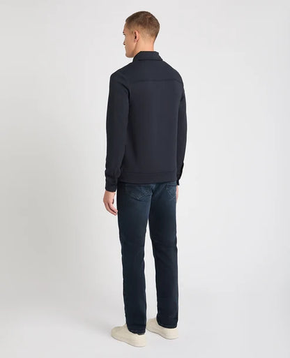Bamboo Blend Overshirt (Navy)