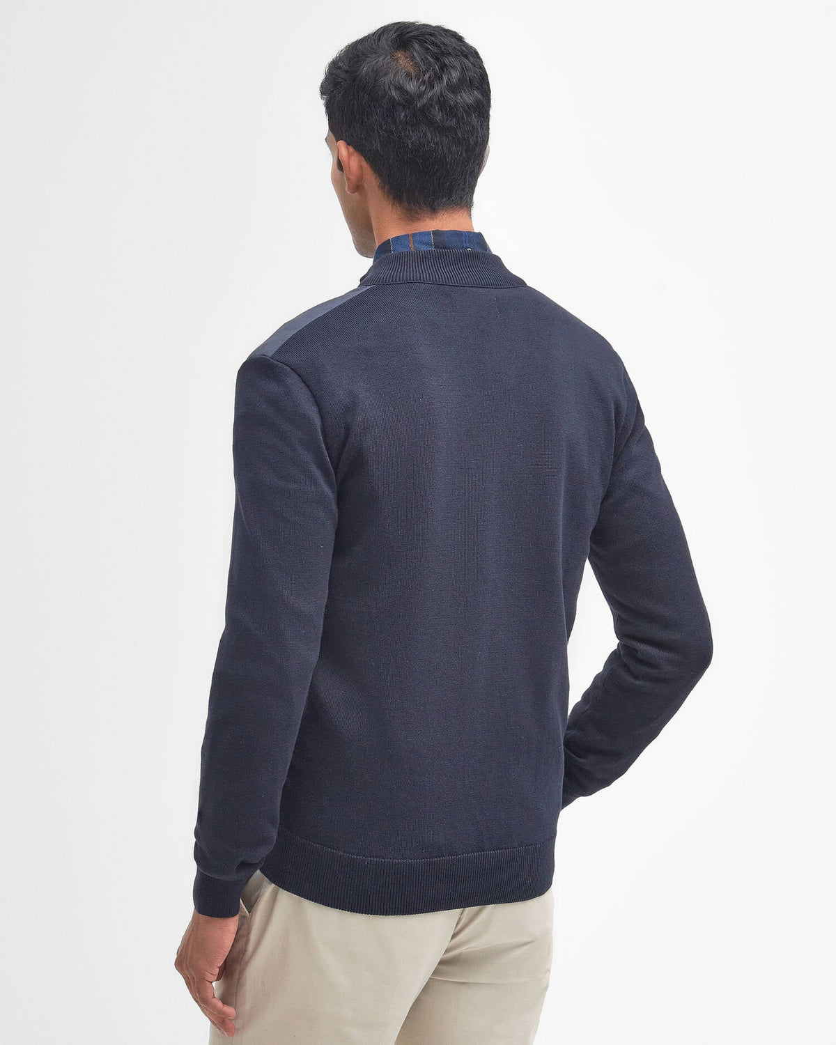 Essential Carn Quilted Jumper (Navy)