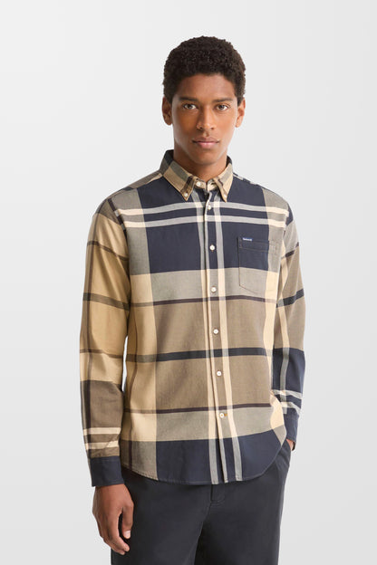 Dunoon Tailored Long Sleeve Shirt ( In Birchwood )