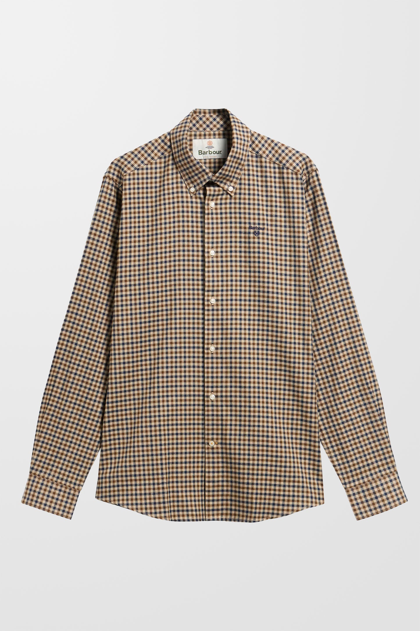 Finkle Tailored Long-Sleeve Shirt ( In Dark Sand )
