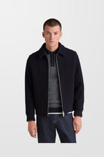 Tyler Bomber Tailored Coat (Navy)