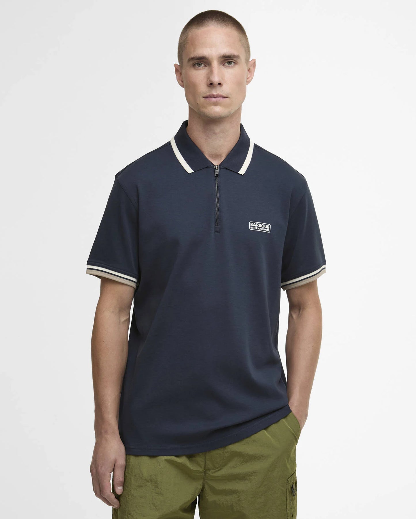 Panter Interlock Polo (In Navy)