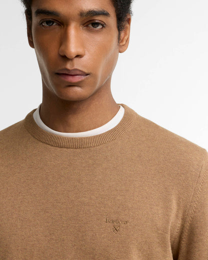 Pima Cotton Crew Neck Jumper ( In Sandstone )