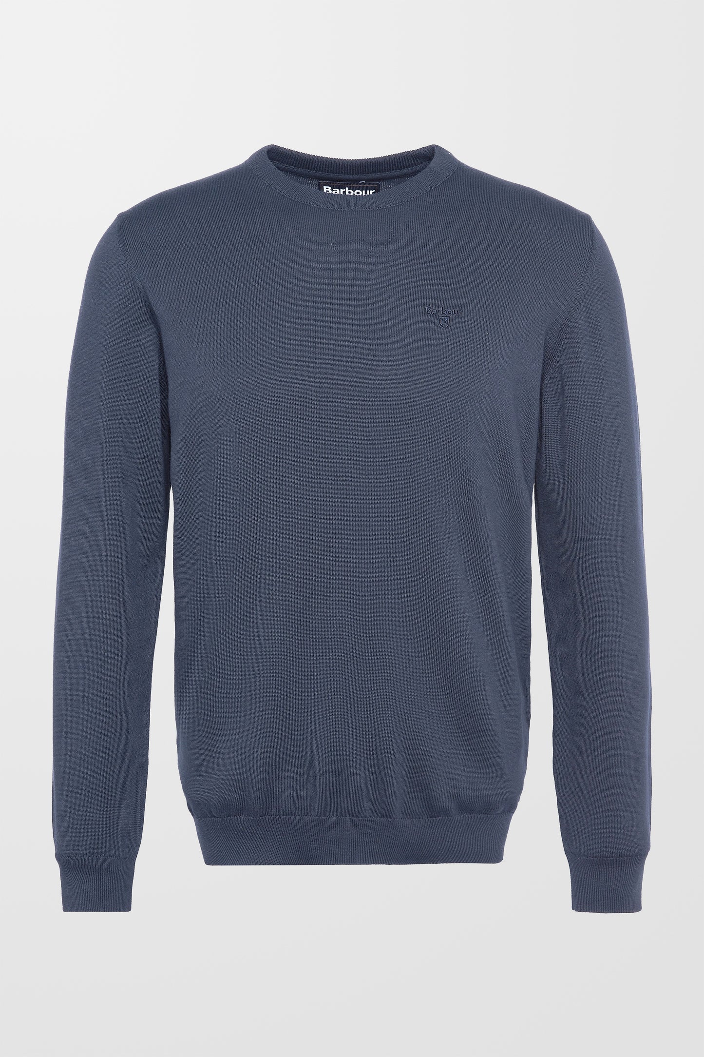 Pima Cotton crew Neck Jumper ( In Navy )