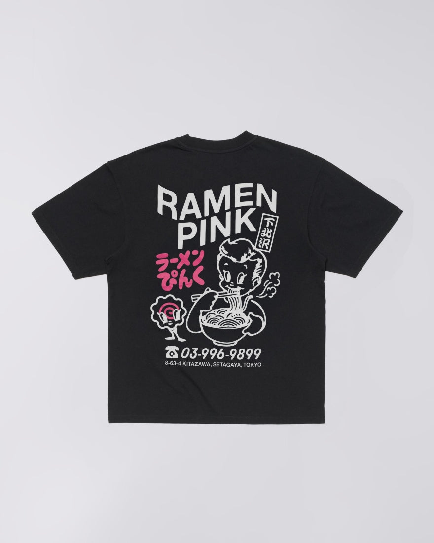 Ramen Pink Oversized T-Shirrt (In Black)