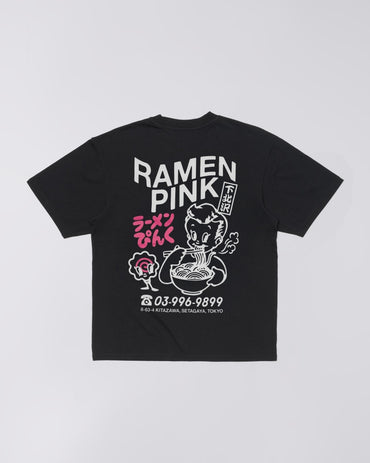 Ramen Pink Oversized T-Shirrt (In Black)