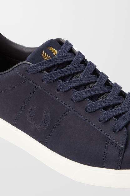 Spencer Nubuck Trainers (in Navy)